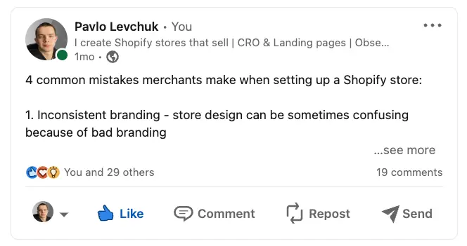Merchant Mistakes When Designing Shopify store