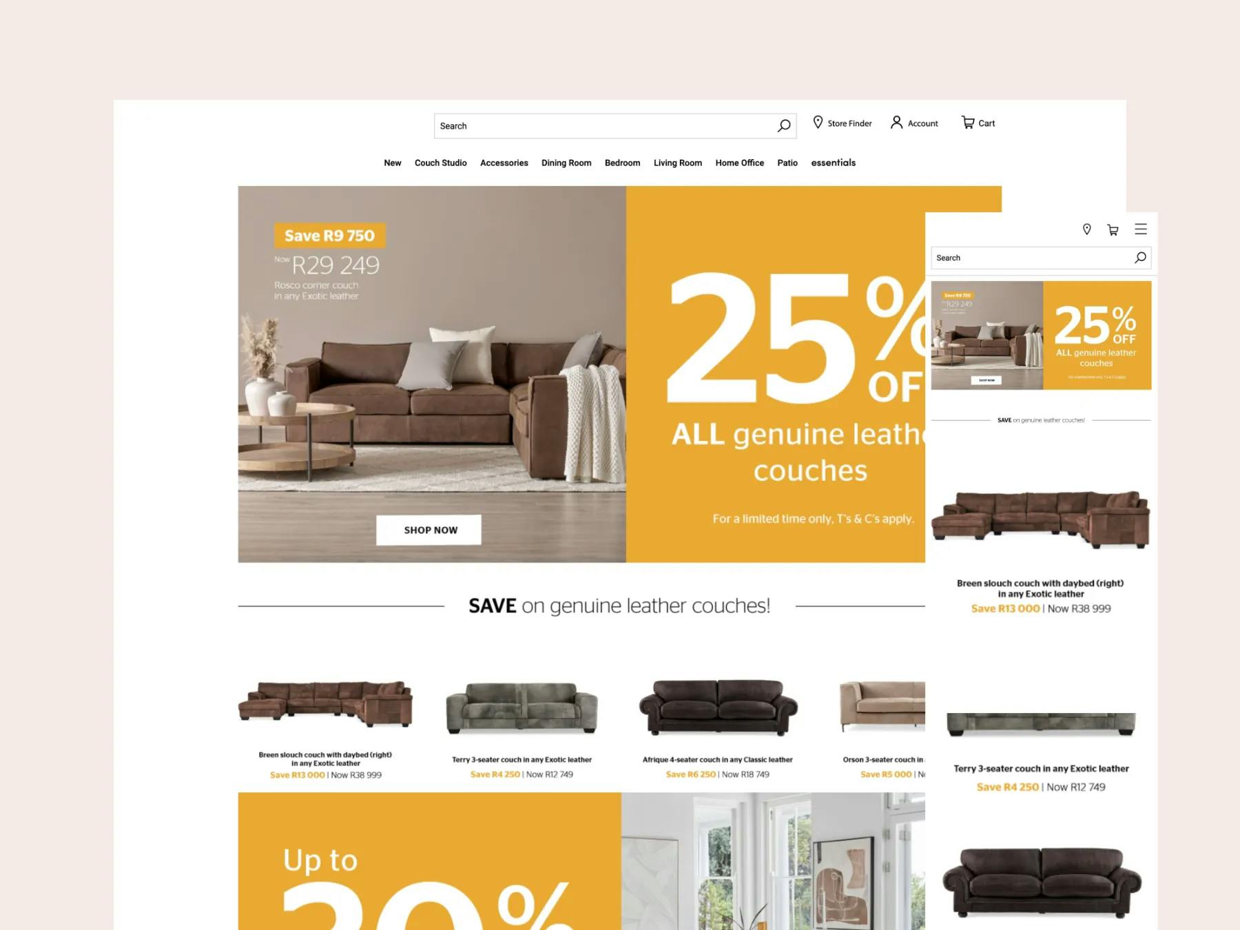 Furniture Brand portfolio case study