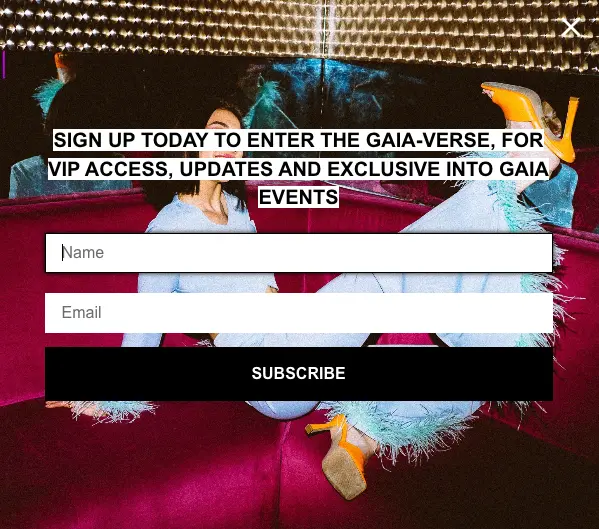 Into Gaia Pop-Up