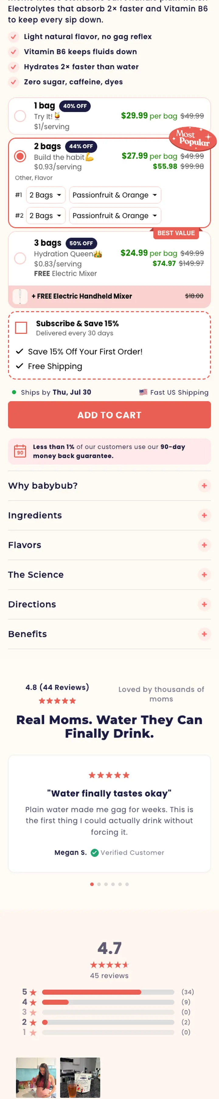 6 reasons pregnant moms choose Babybub, page, section 4