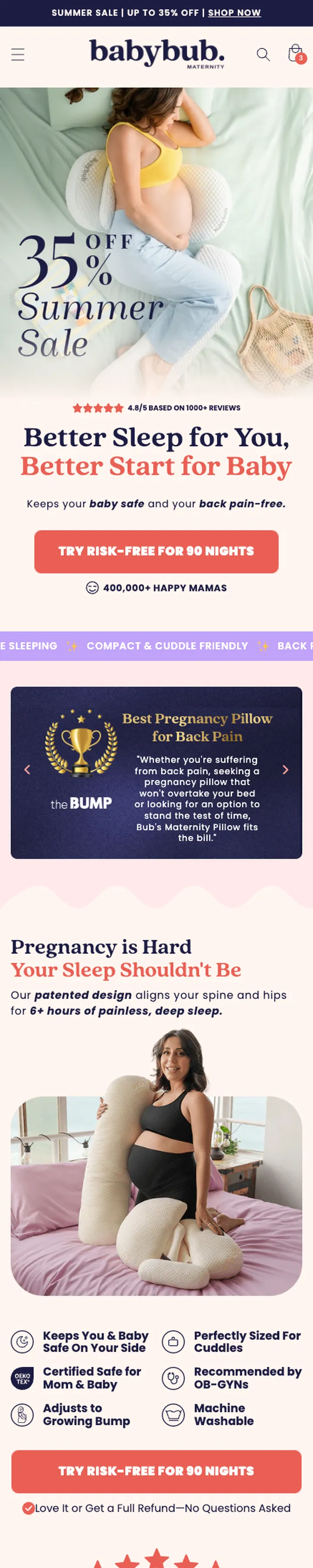 Homepage redesign, page, section 1