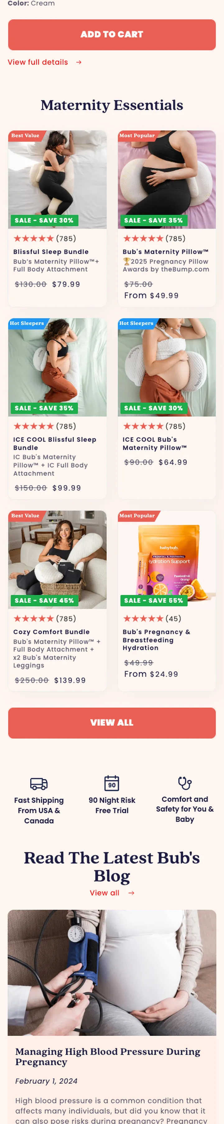 Homepage redesign, page, section 3