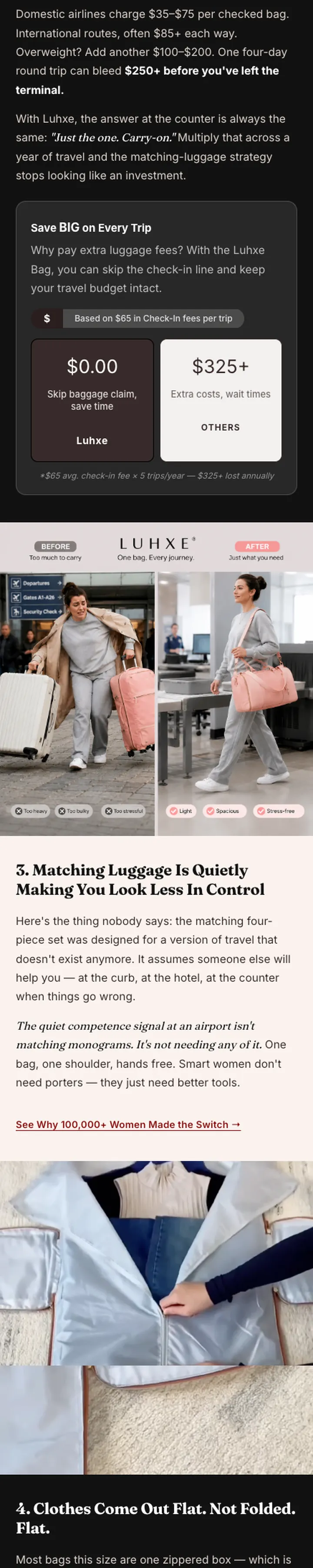 6 reasons why Luhxe works, page, section 2