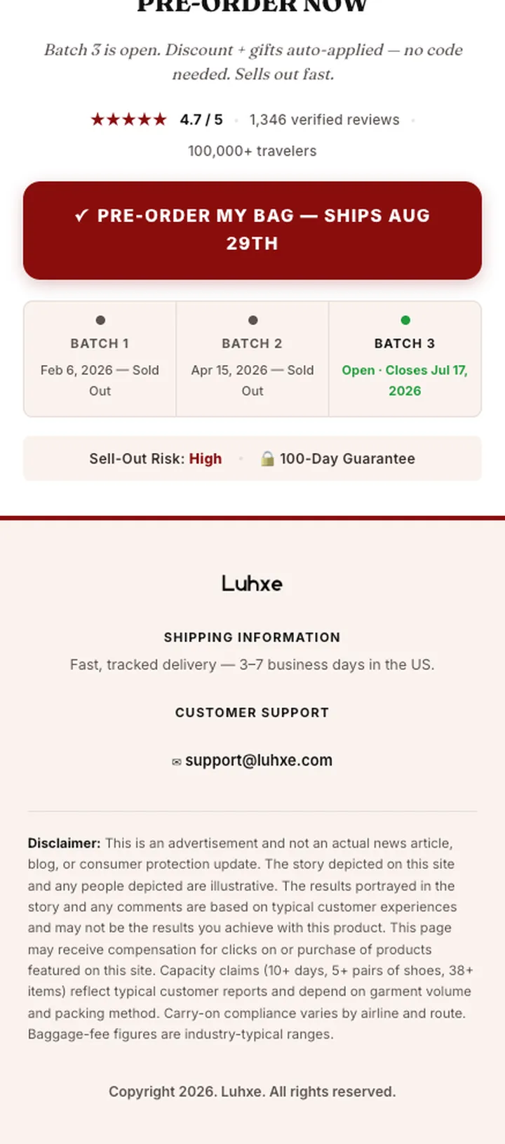 6 reasons why Luhxe works, page, section 5