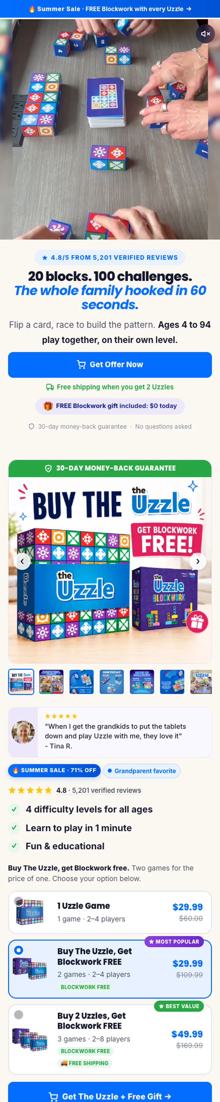 The Blockwork bundle, page, section 1